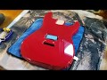 1986 Charvel Model 2 // Project Update #2 - buffing paint