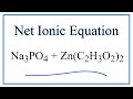 Net Ionic Equations and Spectator Ions
