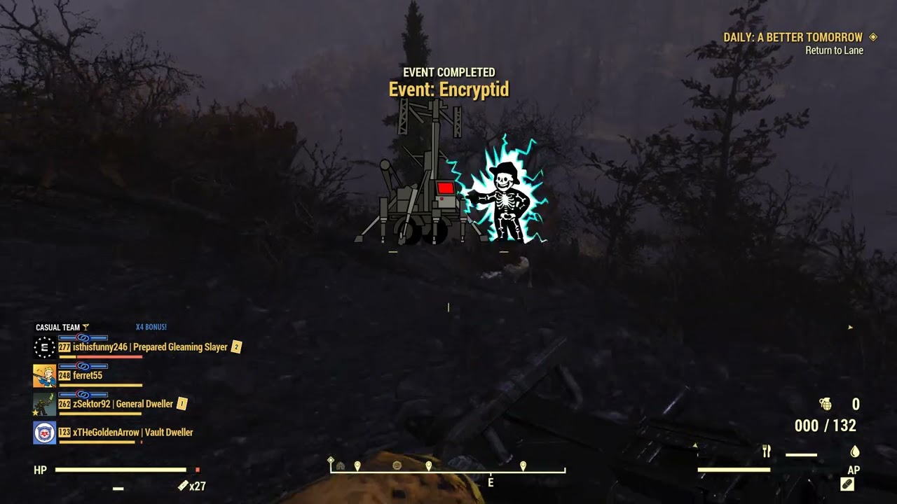 Fallout 76: Imposter Sheepsquatch is blasting off again!