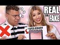 Boyfriend Guesses REAL or FAKE Beauty Product Names