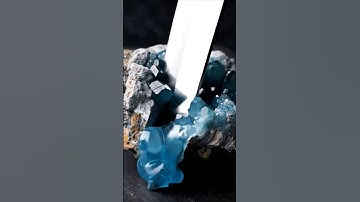 Liquid Lightning #satisfying #crystals #asmr #veo3 #geode