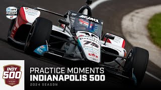 Top moments from second day of practice for 2024 Indianapolis 500 | 5\/15\/24 | INDYCAR