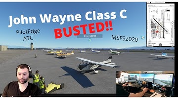 MSFS2020 Chino to San Clemente - CLASS C AIRSPACE BUSTED - PilotEdge ATC Scolding
