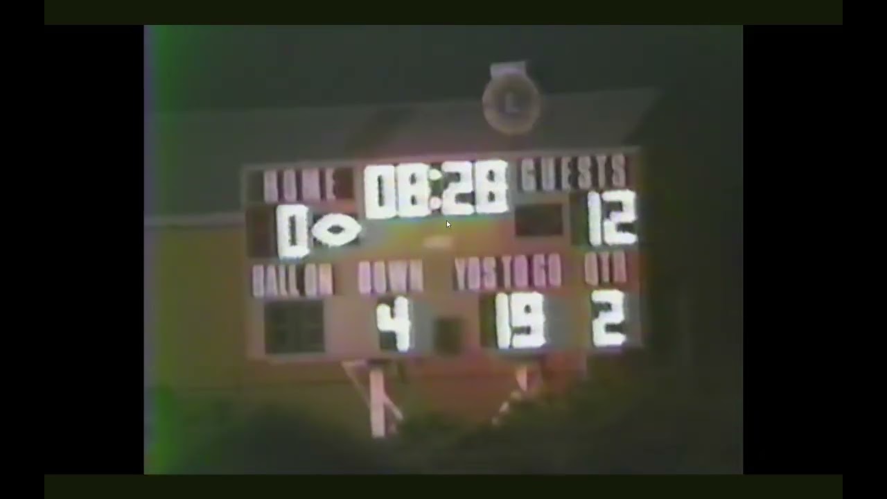 1985 Boys Football  Taylorville vs Chatham