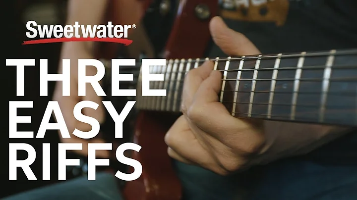 Learn 3 Easy Guitar Riffs with Don Carr