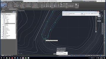 2017 grading to a site boundary using feature line