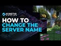 How to change a Minecraft Bedrocks Server Name!