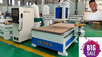 Cheap economic ATC cnc router DW1325D! DOWEL CNC
