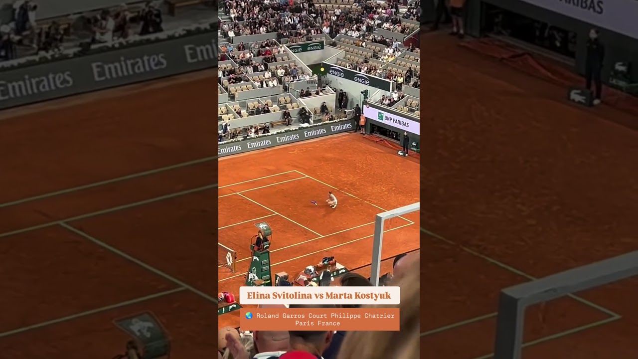 Wild Match | Marta Kostyuk's Powerful Goals and Victory | Elina Svitolina Out | French Open 2026