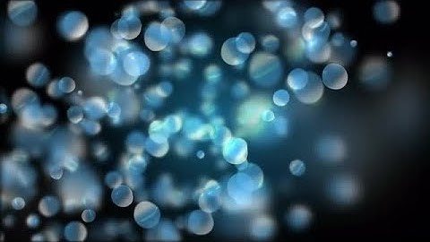 Flying Bubbles In Blurred Light Stock Motion Graphics
