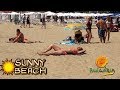 A Walk through Flower Street Day time Sunny Beach Bulgaria