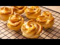 Puff Pastry Roses, 5 minutes to prepare, cannot be easier