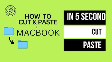 How to Cut & Paste file or folder In MacBook
