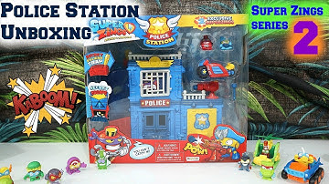 Super Zings Police station unboxing #superzingsseries2 #collectables