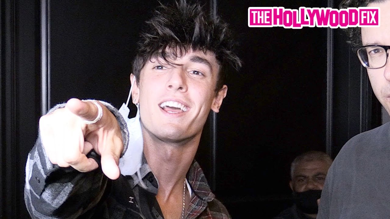 Bryce Hall Gets Bombarded With Addison Rae Relationship Questions While Leaving Dinner At Craig's