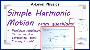 Simple Harmonic Motion questions! (A-level physics)