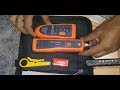 lan tester - cat6 cable tester - wire tracker - rj45 cable tester lights (tutorial)