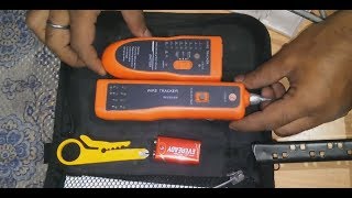 lan tester - cat6 cable tester - wire tracker - rj45 cable tester lights (tutorial)