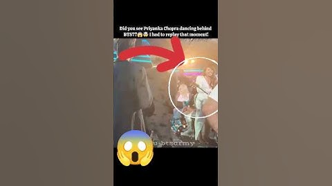 Priyanka Spotted Behind BTS😱💜🤯 #btsshorts #short #shortsfeed #bts #priyankachopra #viral