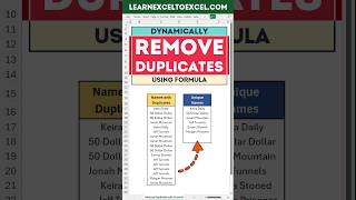 Excel Pro Trick: How to Remove duplicates in Excel to get Unique Data Values with UNIQUE Function