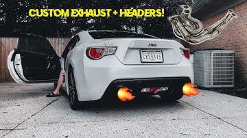 FRS Gets a New Exhaust and UEL Headers! (CRAZY LOUD!)