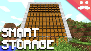 How to make SMART STORAGE in Minecraft!