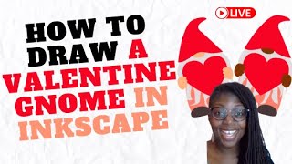 Valentine Gnome - Draw with me in Inkscape
