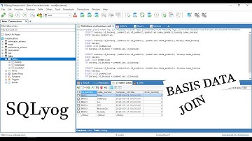 Join Pada Basis Data | SQLyog