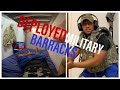 Deployed Military Barracks Tour / Air Force Dorms Tour Three to One Room