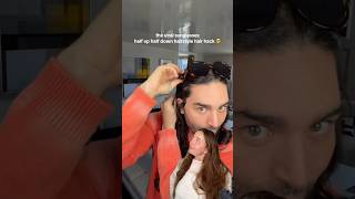 new hair hack 🫣 subscribe for new video 🤍 #easyhairstyle #hairtutorial #hair #hairhack #hairtok