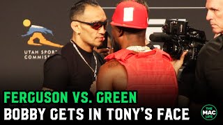 Bobby Green gets in Tony Ferguson’s face at Face Off!