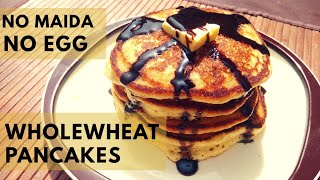 Wholewheat Eggless Pancakes | एगलेस पंकेकस बनाने की विधि | Giggles by Meenakshi