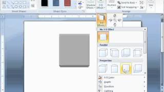 3d effect Ms word