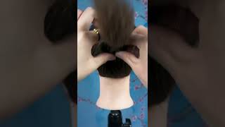 تسريحة كعكة للشعر 😍 #fyptiktok #fypシ #اكسبلور_فولو #صباح_الخير #hairstyle #shorts#hair #hairstylist