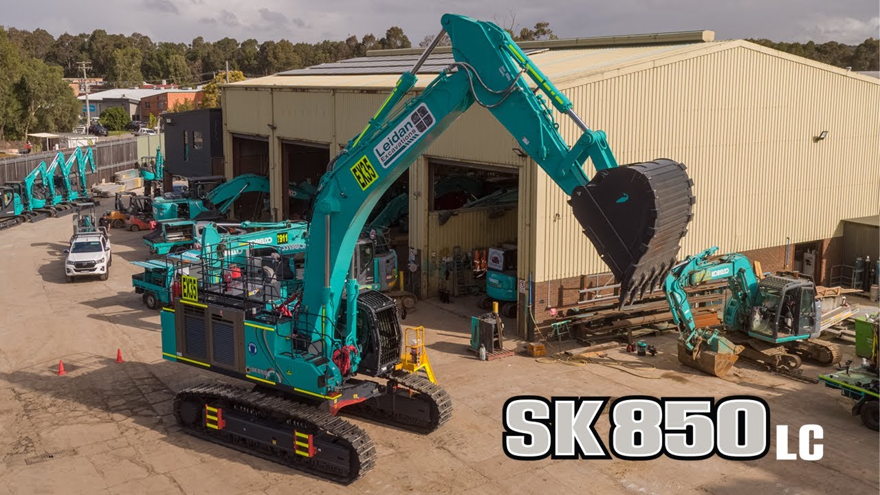 Kobelco SK 850 LC Raupenbagger 2219/01 Conrad - YouTube