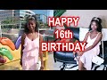 Tolanis 16th birt.ay  sweet sixteen with friends  dnvlogslife