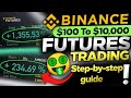 100 to 10000 binance future trading strategy guide for beginners easy profitable strategy