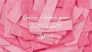 Clairo - bubble gum (lyrics)