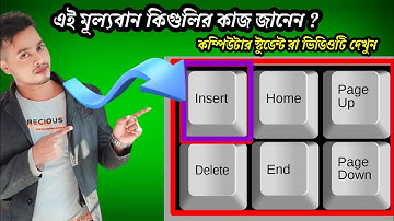 Keyboard Insert Key | Home | End | Delete | How to Use Insert Key | Keyboard Special Key |