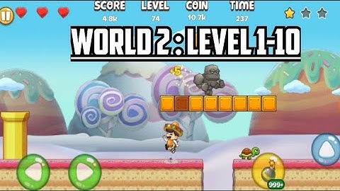 Super Matino Adventure World 2 Level 1-10 | Super Matino Adventure | Super Matino Gameplay