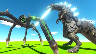 GODZILLA Fights Titanus SCYLLA  Animal Revolt Battle Simulator