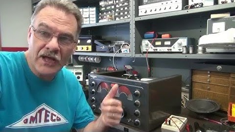 How to repair National NC 183 Ham Shortwave receiver audio noise