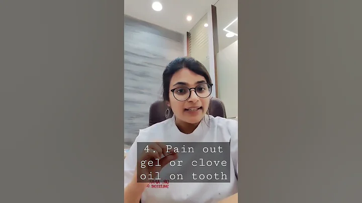 Dr Aparna Gupta: Home remedies for severe tooth pa...