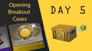 Opening Operation Breakout cases until I get a butterfly knife. Day 5