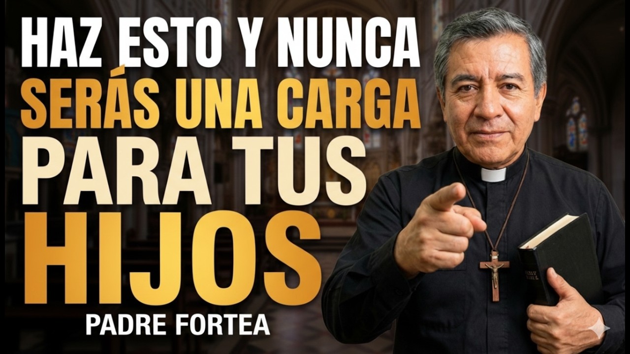 PADRE FORTEA REVELÓ Lo Que Dios Quiere Que Hagas Para No Depender De Tus Hijos En La Vejez   Refugio