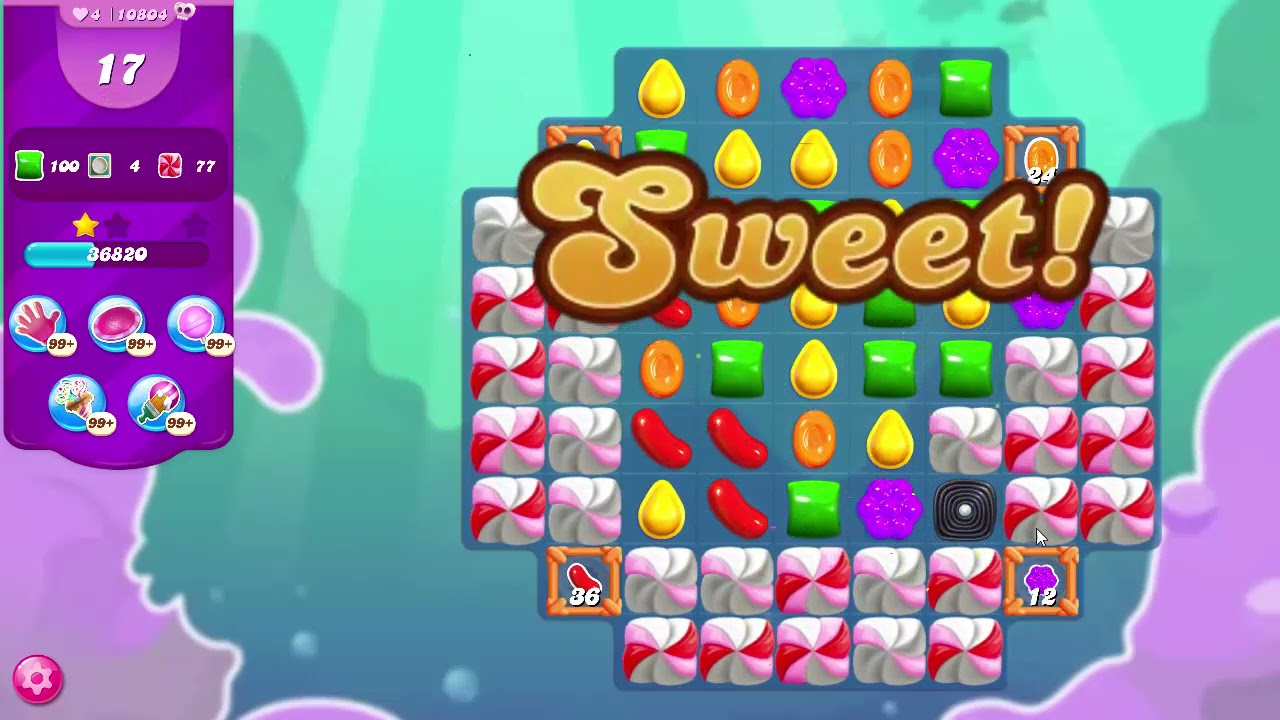 Candy Crush Saga Level 10804 NO BOOSTERS