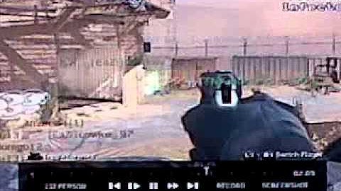 mw3 throw knife across map dome