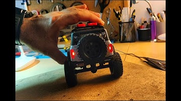 Axial Scx24 Bronco - Step #5 - Rear led, lowering all elettronic with 3D new Tray ... and more