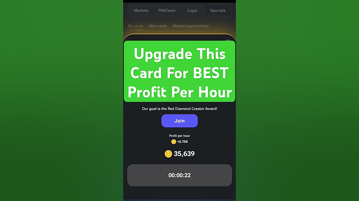 Hamster Kombat - Upgrade This NEW Mining Card For BEST Profit Per Hour #hamsterkombatairdrop