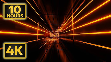 4K Backgrounds 10 Hours Colorful Loop Orange Luxury Screensaver No Sound